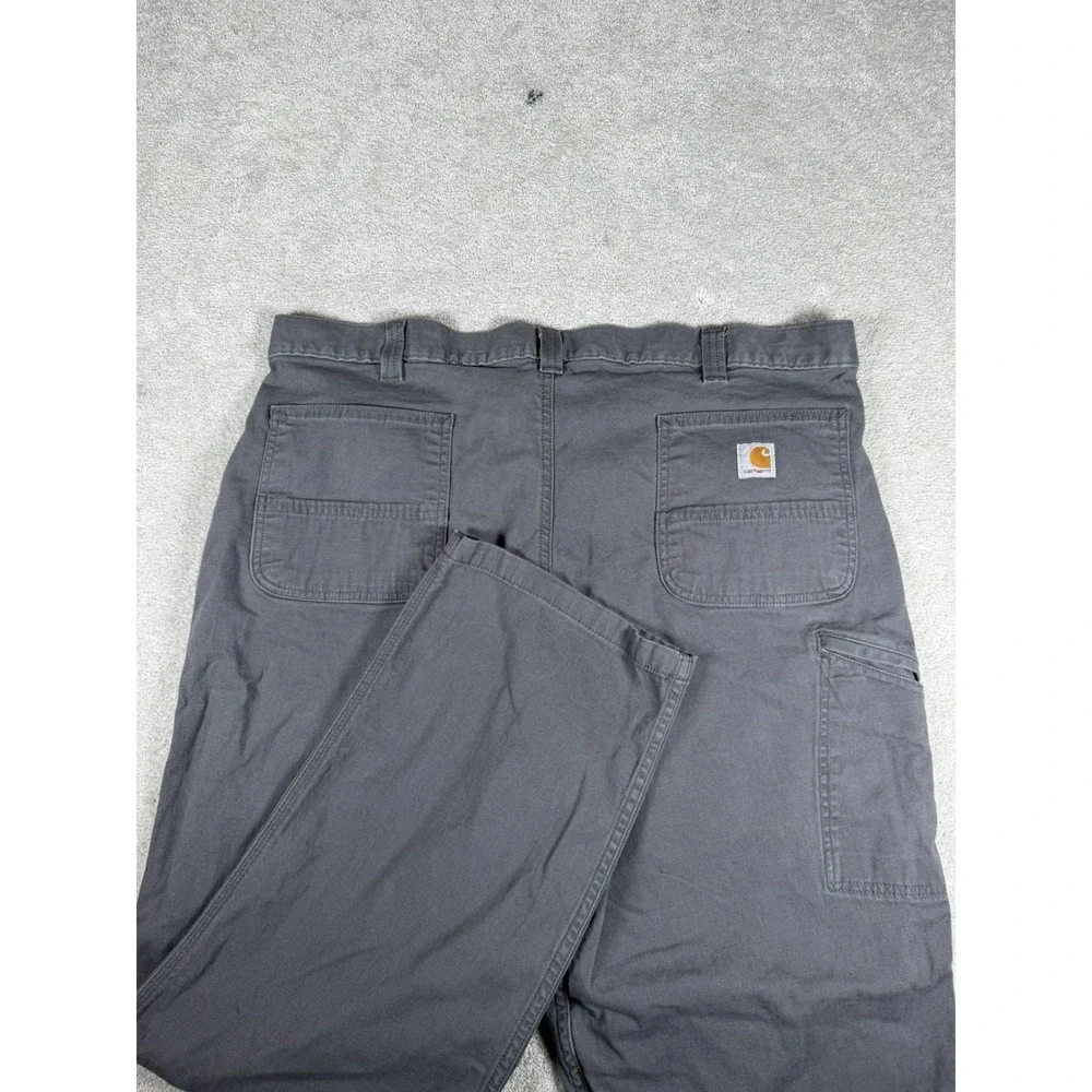 Carhartt Rugged Flex Relaxed Fit Duck Utility Gray‎ Work Pants Men's 42x32